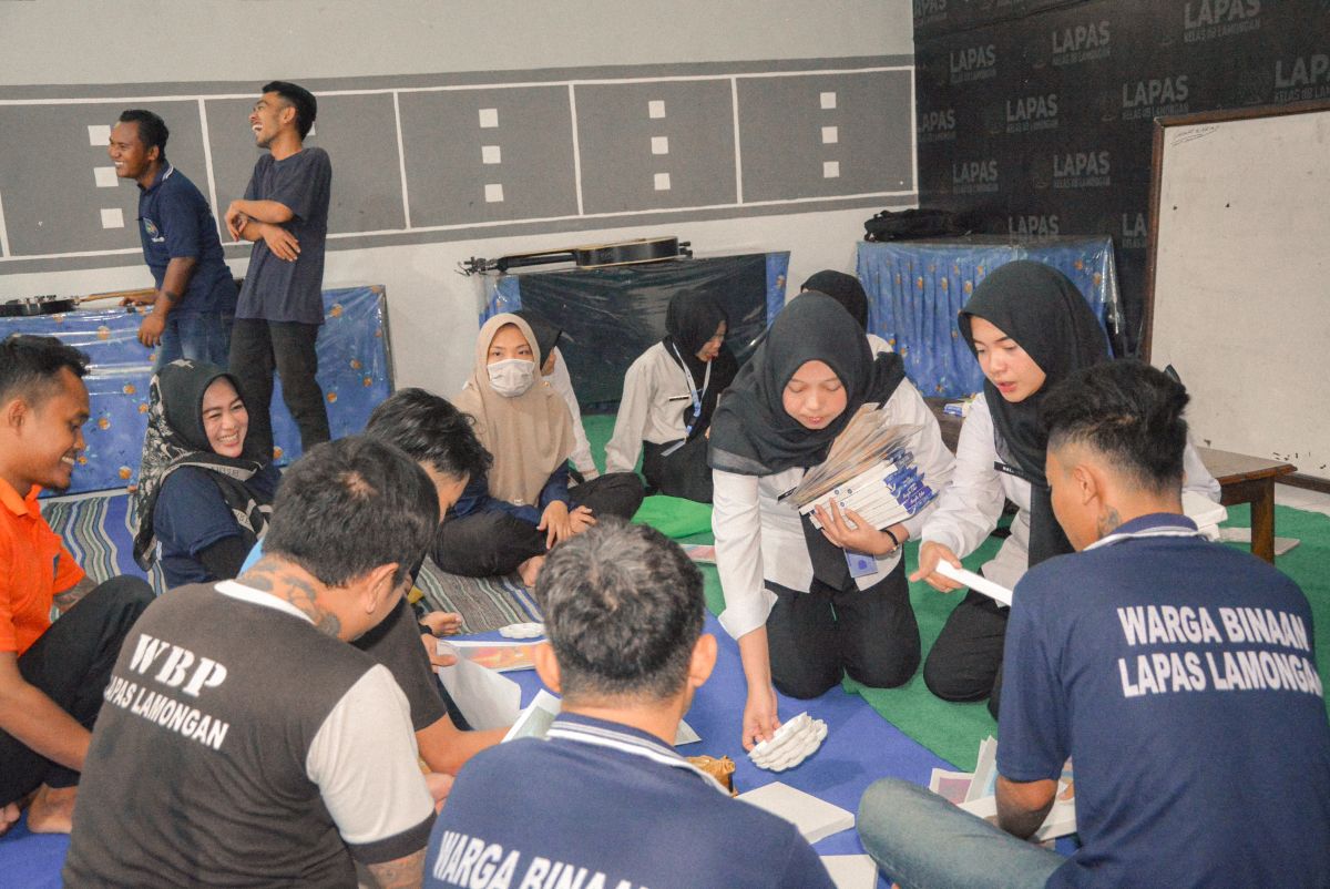 Kegiatan Lukis Warga Binaan